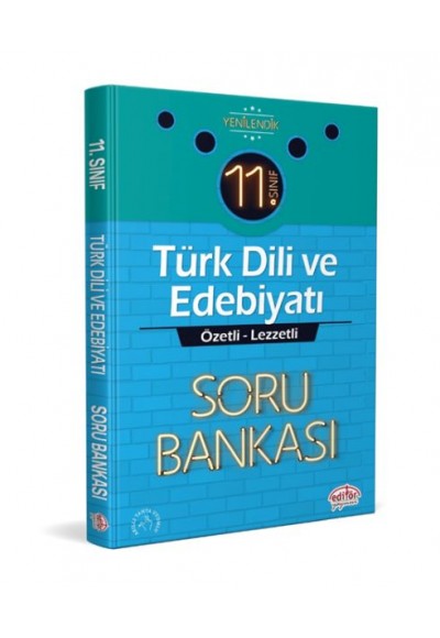 Editör 11. Sınıf Türk Dili ve Edebiyatı Özetli Lezzetli Soru Bankası (YENİ)