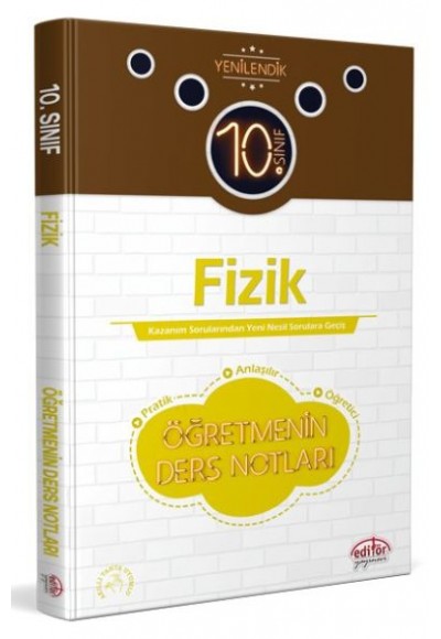 Editör 10. Sınıf Fizik Öğretmenin Ders Notları