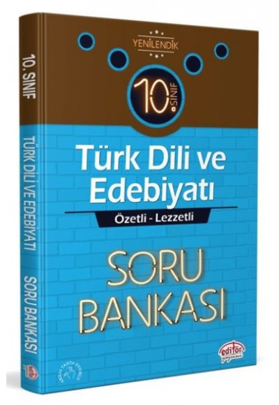Editör 10. Sınıf Türk Dili ve Edebiyatı Özetli Lezzetli Soru Bankası