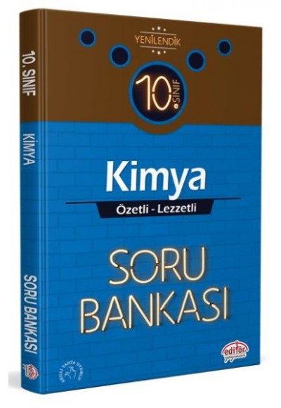 Editör 10. Sınıf Kimya Özetli Lezzetli Soru Bankası