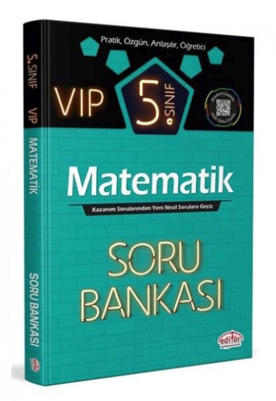 Editör 5. Sınıf VIP Matematik Soru Bankası