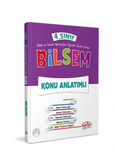Editör 4. Sınıf Bilsem Konu Anlatım