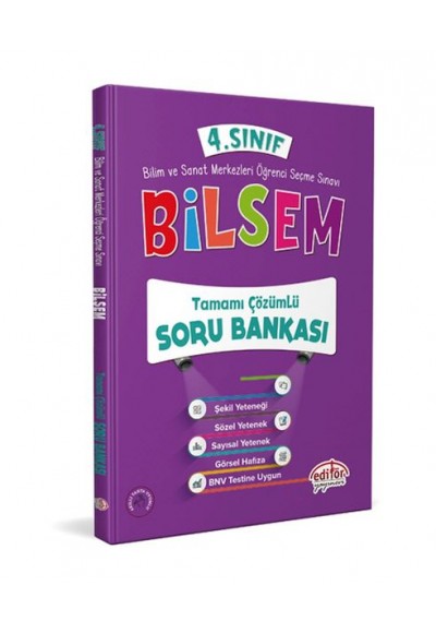 Editör 4. Sınıf Bilsem Soru Bankası