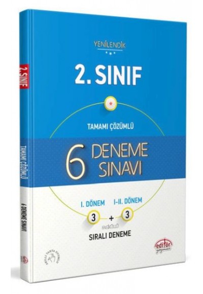 Editör 2. Sınıf Tamamı Çözümlü 6 Deneme Sınavı Fasiküllü