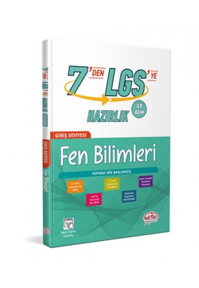 Editör 7’den Lgs’ye Hazırlık Fen Bilimleri