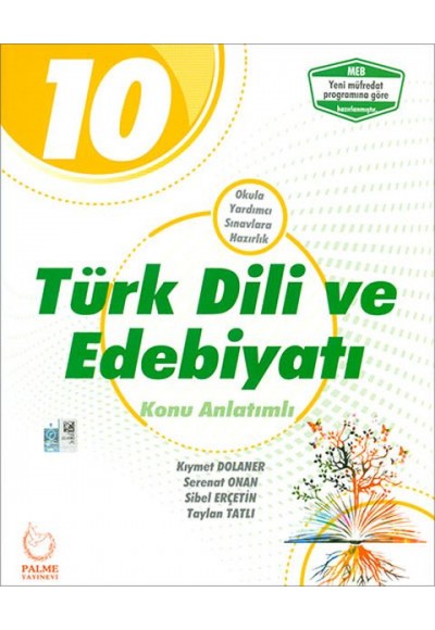 Palme 10.Sınıf Türk Dili ve Edebiyatı Konu Anlatımlı (Yeni)