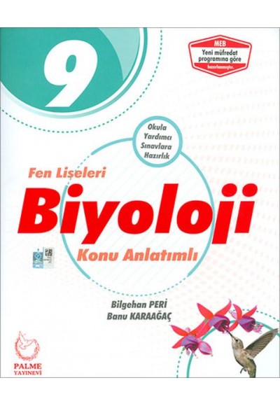 Palme 9.Sınıf Fen Liseleri Biyoloji Konu Anlatımlı (Yeni)