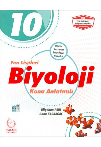 Palme 10.Sınıf Fen Liseleri Biyoloji Konu Anlatımlı (Yeni)