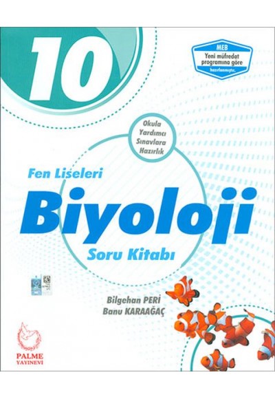 Palme 10.Sınıf Fen Liseleri Biyoloji Soru Kitabı (Yeni)