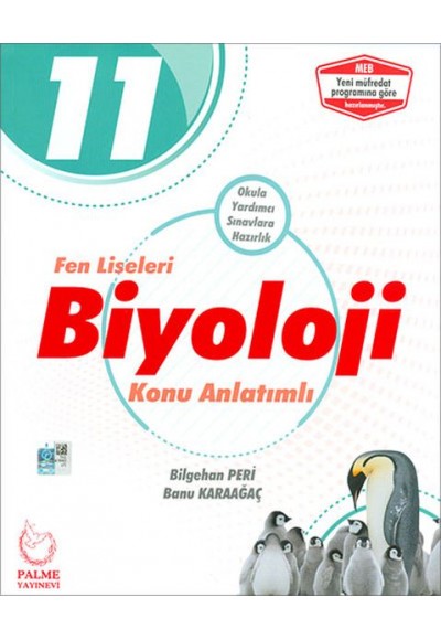 Palme 11.Sınıf Fen Liseleri Biyoloji Konu Anlatımlı (Yeni)