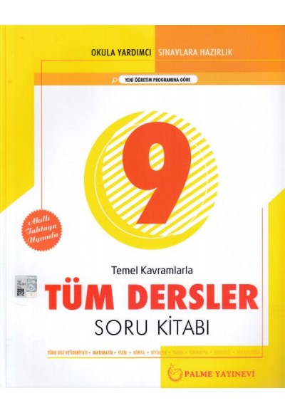 Palme 9. Sınıf Temel Kavramlarla Tüm Dersler Soru Kitabı (Yeni)