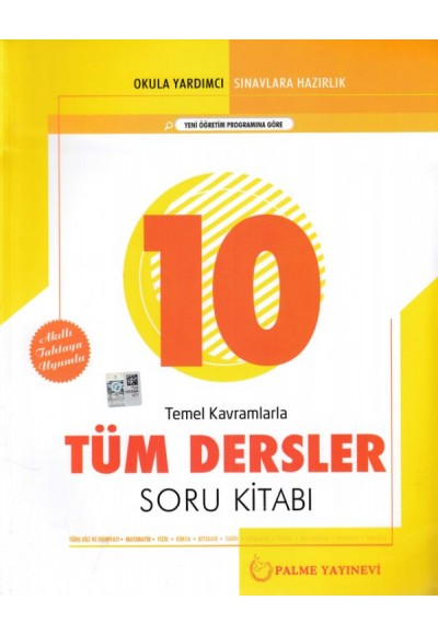 Palme 10. Sınıf Tüm Dersler Soru Bankası (Yeni)