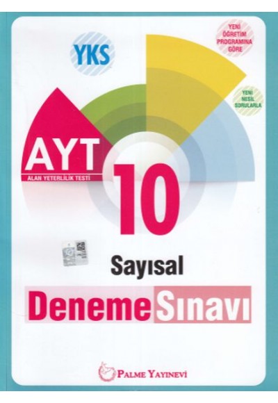 Palme AYT Sayısal 10 Deneme Sınavı (Yeni)