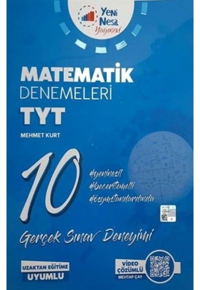 Yeni Nesil TYT Matematik Denemeleri 10 Deneme