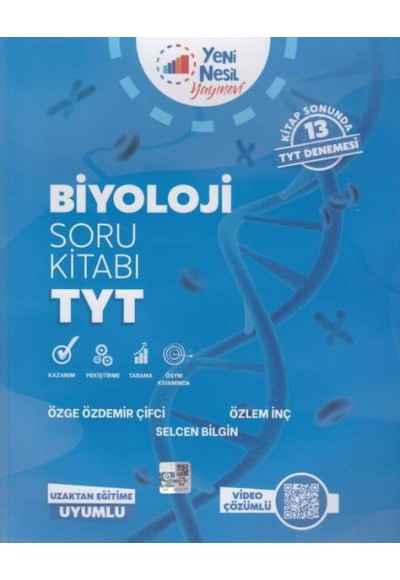 Yeni Nesil 2020 TYT Biyoloji Soru Kitabı (Yeni)