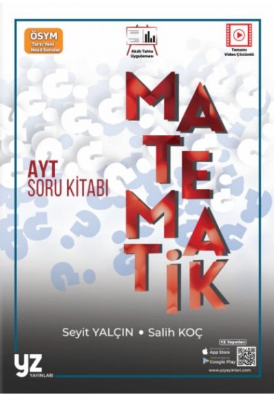 YZ Yayınları YKS AYT Matematik Soru Kitabı