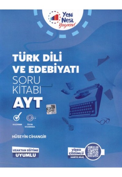 Yeni Nesil 2021 AYT Türk Dili ve Edebiyatı Soru Kitabı