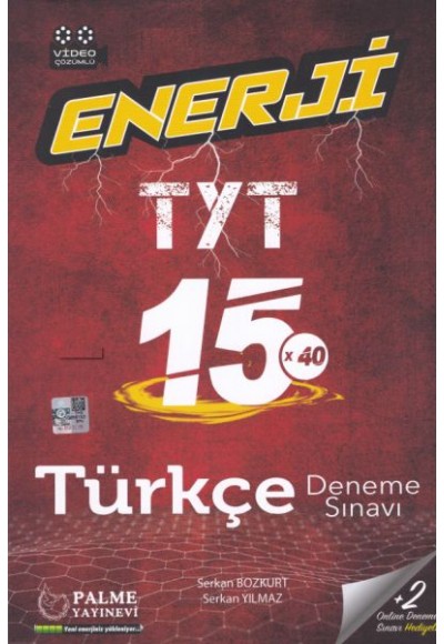 Palme 2021 Enerji TYT 15x40 Türkçe Deneme Sınavı