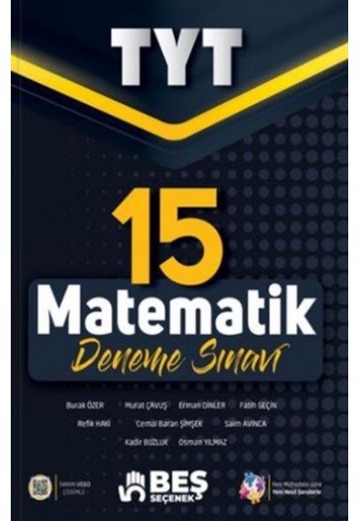 Beş Seçenek Yayınları 2021 TYT 15 Matematik Deneme Sınavı