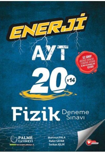 Palme Enerji Ayt Fizik 20  Deneme Sınavı