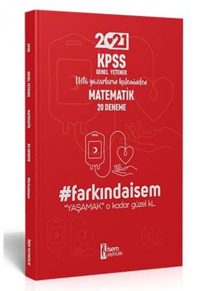 İsem 2021 Farkındaİsem KPSS Genel Yetenek Matematik 20 Deneme