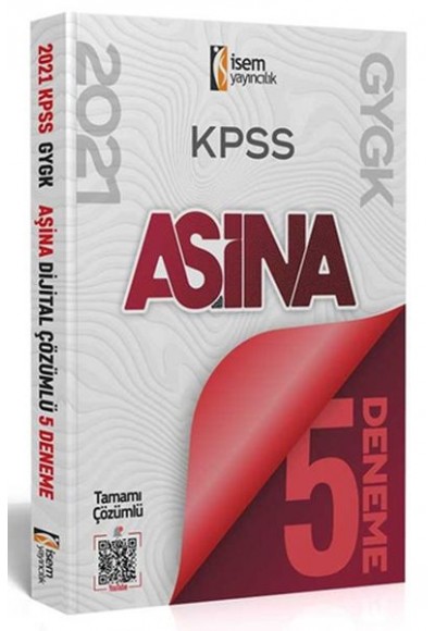İsem 2021 KPSS Aşina Genel Yetenek Genel Kültür Tamamı Çözümlü 5 Deneme