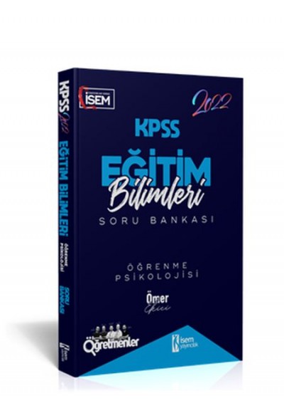 İsem Yayıncılık 2022 KPSS Eğitim Bilimleri Öğrenme Psikolojisi Çözümlü Soru Bankası