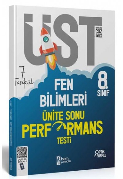 İsem Yayıncılık 2023 8. Sınıf LGS Fen Bilimleri 7 Fasikül Ünite Sonu Performans Testi