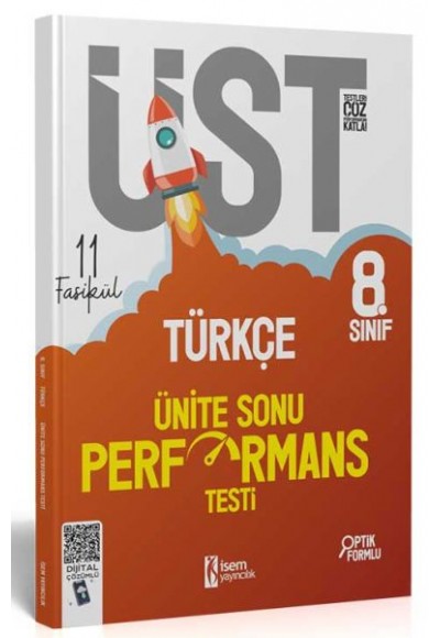 İsem Yayıncılık 2023 8. Sınıf LGS Türkçe 11 Fasikül Ünite Sonu Performans Testi