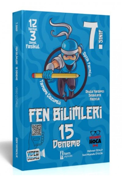 İsem Yayınları 7. Sınıf Fen Bilimleri 15 Çözümlü Deneme