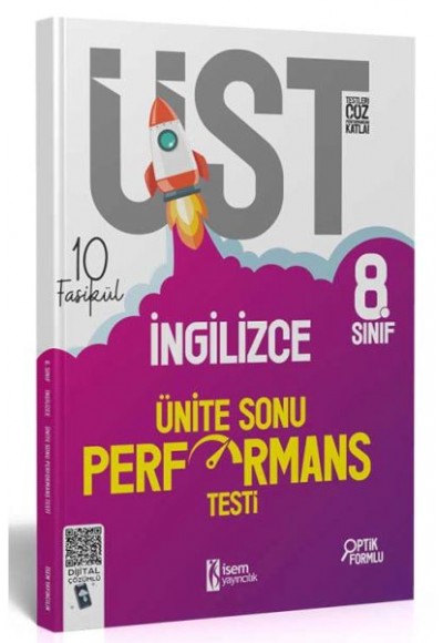 İsem Yayıncılık 2023 8. Sınıf LGS İngilizce 10 Fasikül Ünite Sonu Performans Testi