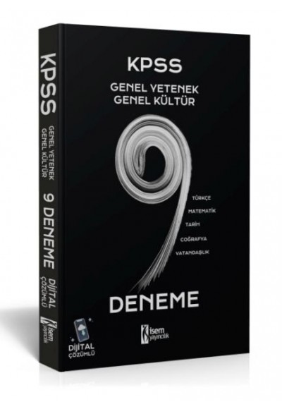 İsem Yayıncılık 2023 Kpss Gygk 9 Deneme