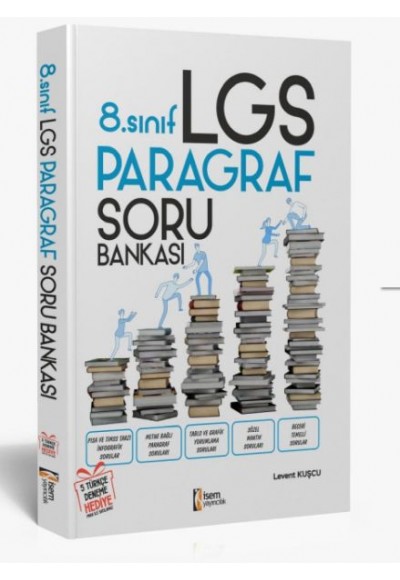 İsem Yayıncılık 2023 İsem Lgs 8. Sınıf Paragraf Soru Bankası +5 Deneme