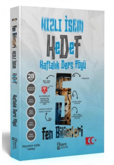 İsem Yayıncılık 2024 Hızlı  Hedef 5.Sınıf Fen Bilimleri Haftalık Ders Föyü