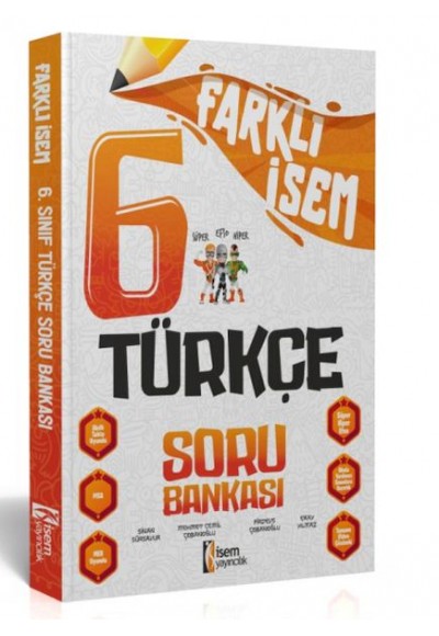 İsem Yayıncılık 2024 Farklı İsem 6.Sınıf Türkçe Soru Bankası