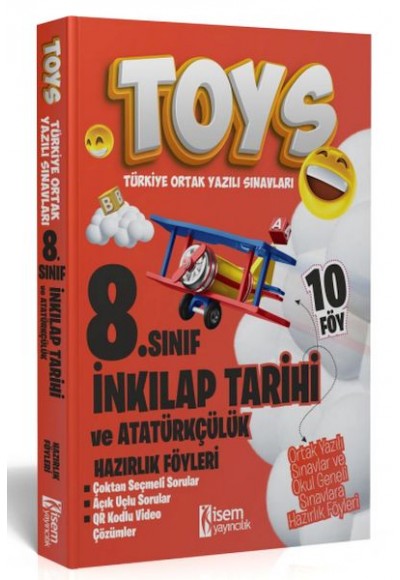 İsem Yayıncılık 2024 Toys 8. Sınıf İnkılap Tarihi Ve Atatürkçülük Hazırlık Föyleri