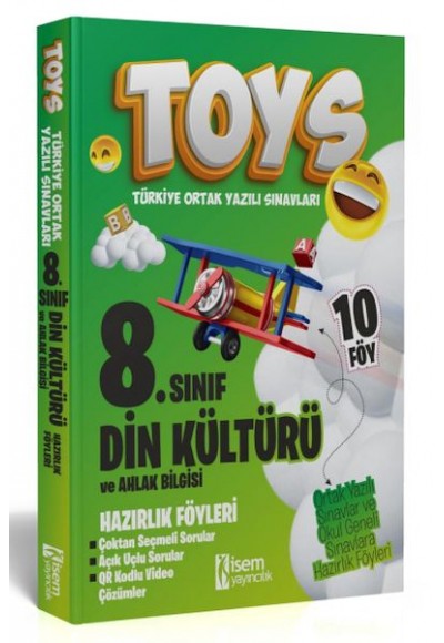 İsem Yayıncılık 2024 Toys 8. Sınıf Din Kültürü Ve Ahlak Bilgisi Hazırlık Föyleri