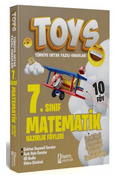 İsem Yayıncılık 2024 Toys 7. Sınıf Matematik Hazırlık Föyleri