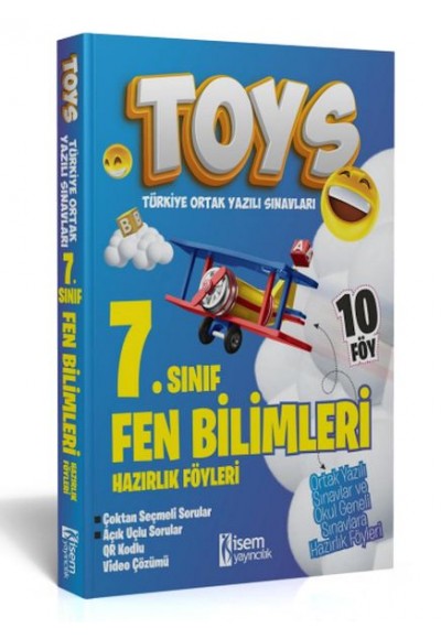 İsem Yayıncılık 2024 Toys 7. Sınıf Fen Bilimleri Hazırlık Föyleri