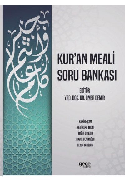 Kur'an Meali Soru Bankası