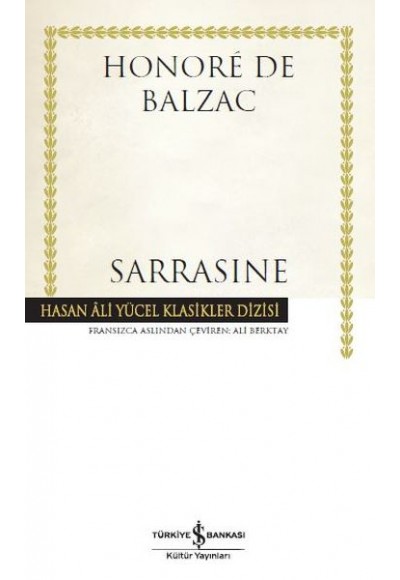 Sarrasine - Hasan Ali Yücel Klasikleri (Ciltli)