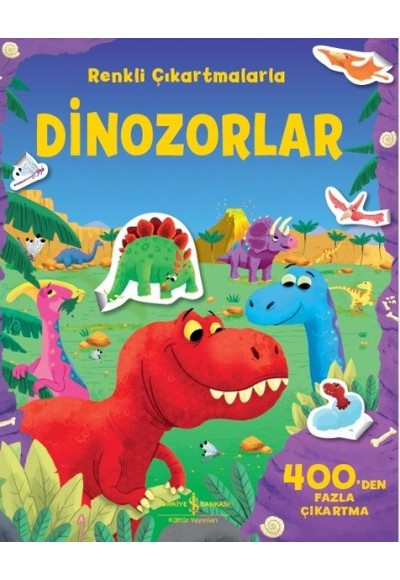 Renkli Çıkartmalarla Dinozorlar