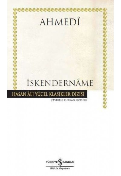 İskendernâme - Hasan Ali Yücel Klasikleri (Ciltli)