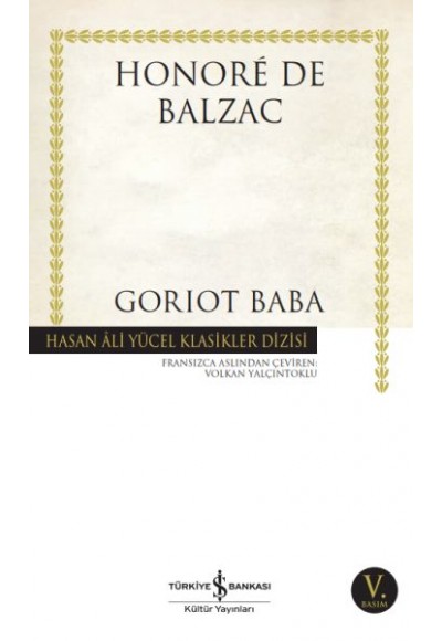 Goriot Baba - Hasan Ali Yücel Klasikleri