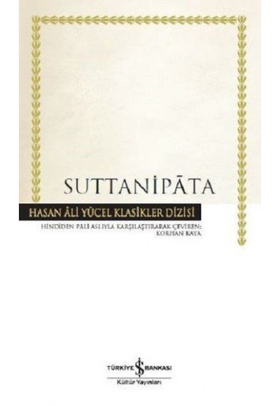 Suttanipata Hasan Ali Yücel Klasikleri - Ciltli