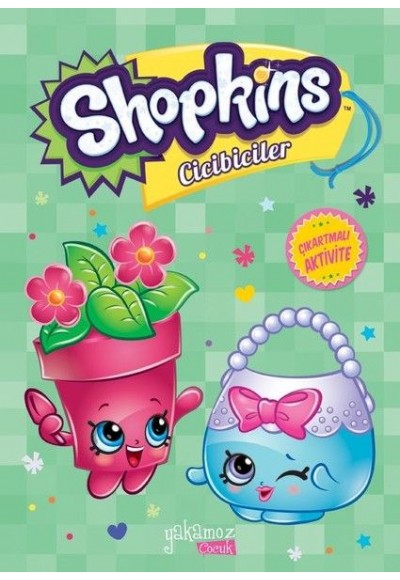 Shopkins Cicibiciler Çıkartmalı Aktivite - Yeşil