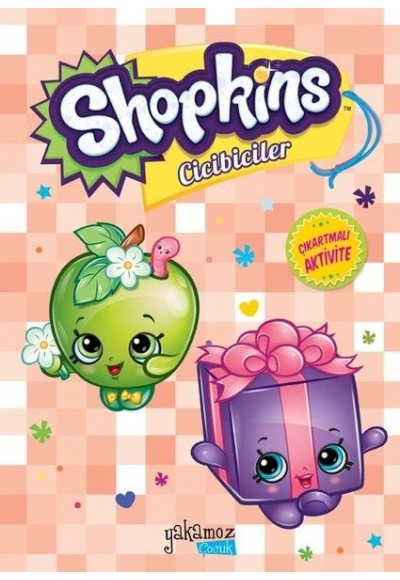 Shopkins Cicibiciler Çıkartmalı Aktivite - Turuncu