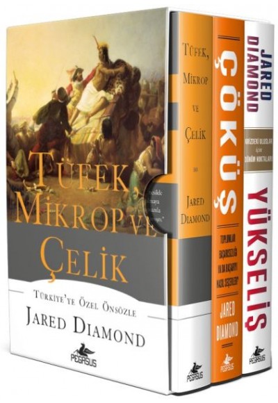 Tüfek Mikrop ve Çelik Üçlemesi - 3 Kitap Kutulu, Ciltli