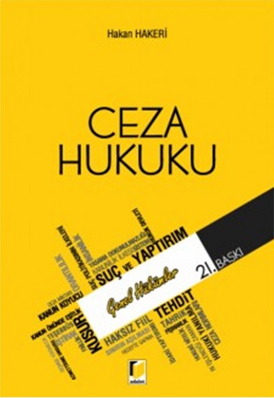 Ceza Hukuku Genel Hükümler