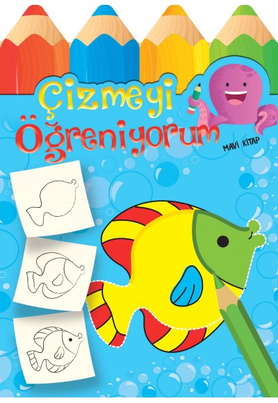 Çizmeyi Öğreniyorum Mavi Kitap